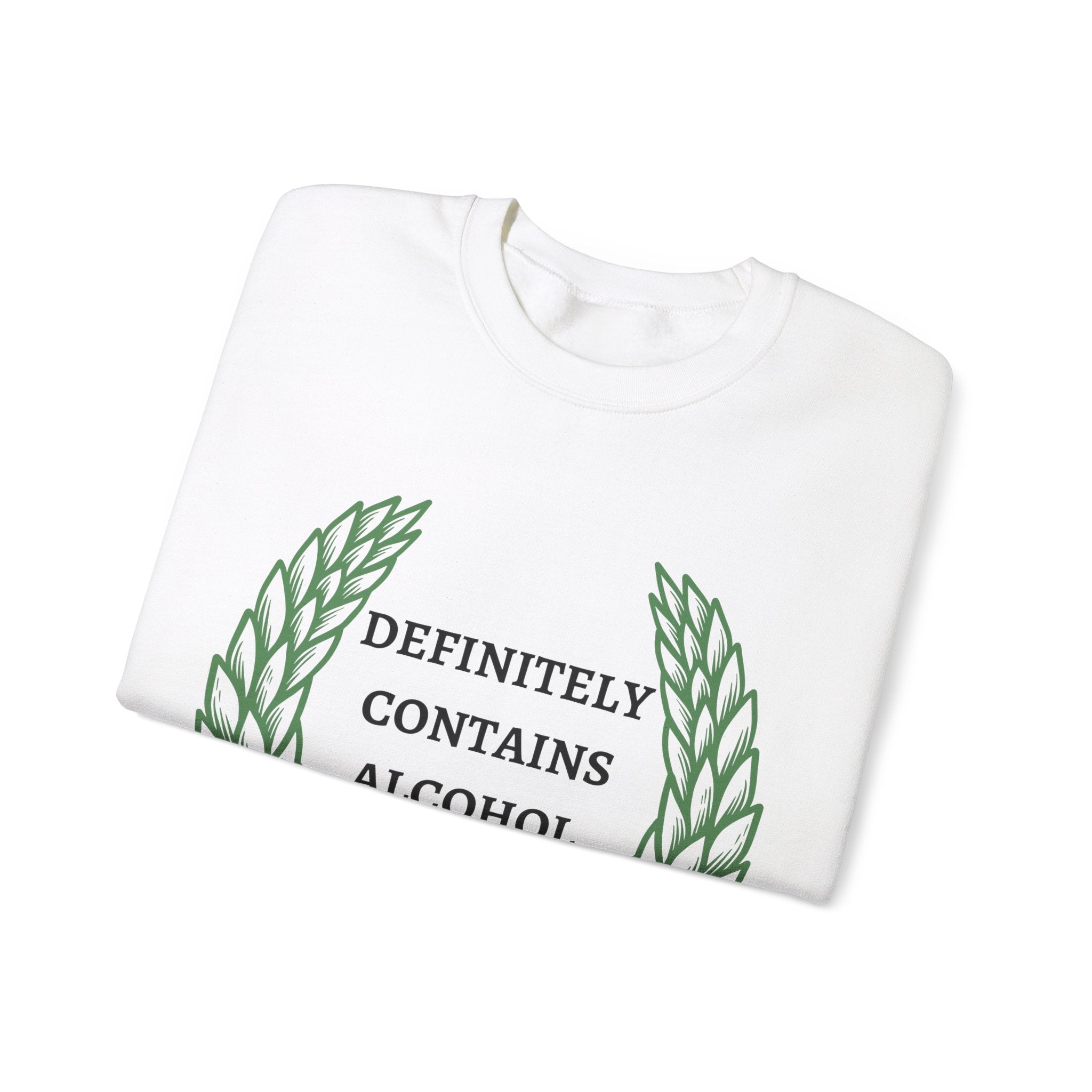 Definitely Contains Alcohol - Unisex Heavy Blend™ Crewneck Sweatshirt
