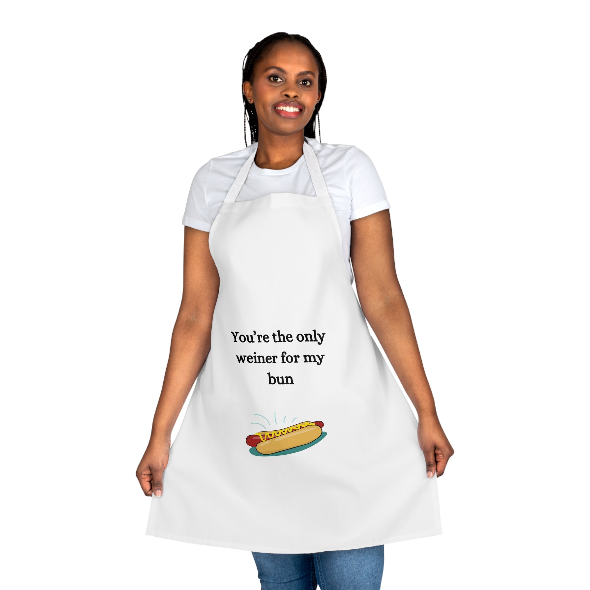 Only Weiner For My Bun - Apron (AOP)