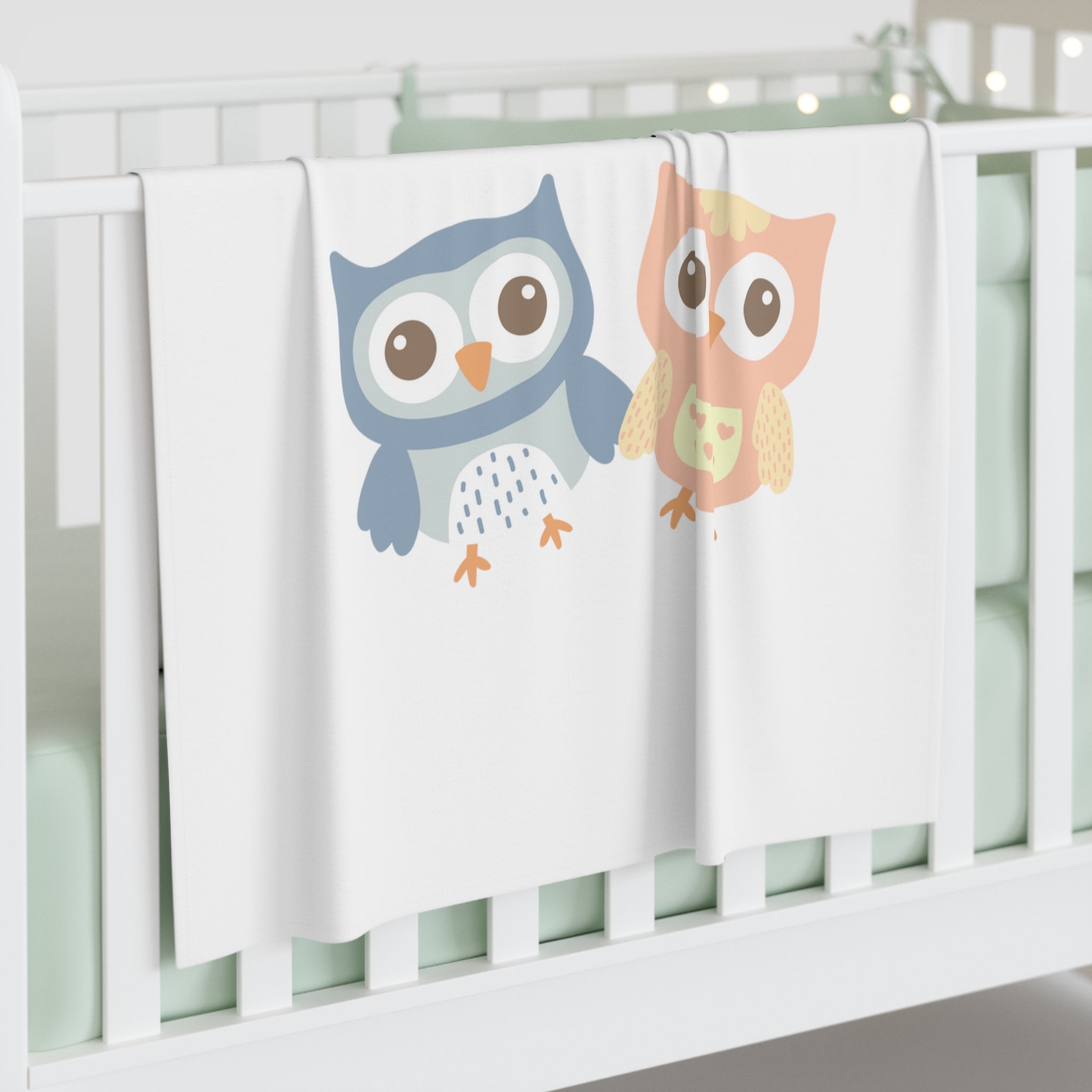 Owl you need is love - Baby Swaddle Blanket
