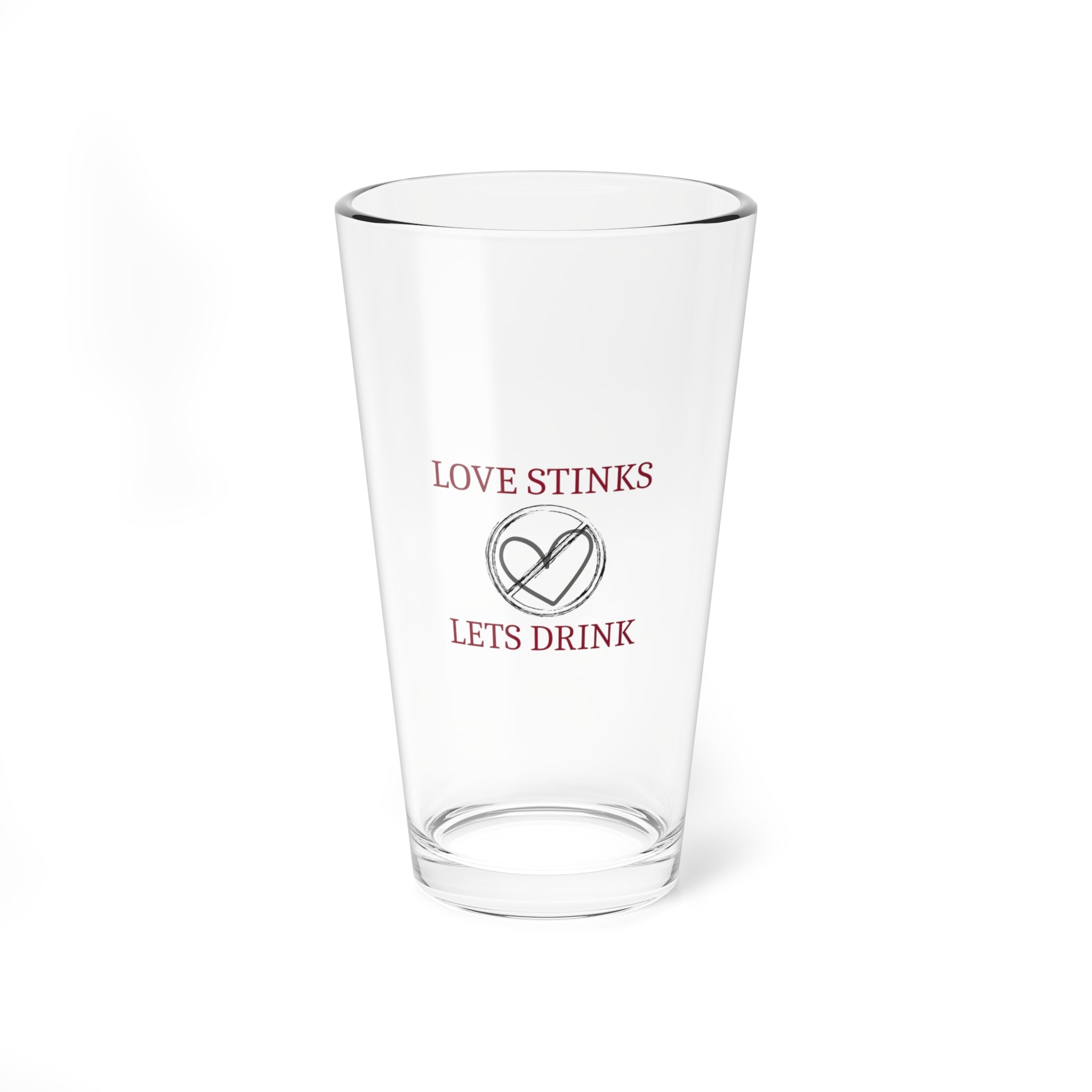 Love Stinks Let's Drink - Mixing Glass, 16oz