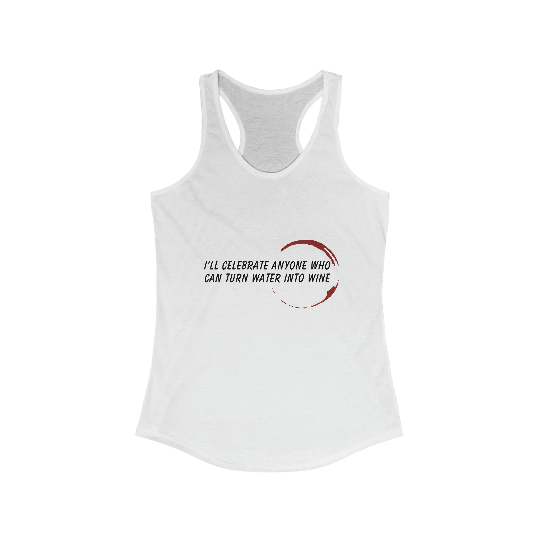 Water Into Wine - Women's Ideal Racerback Tank