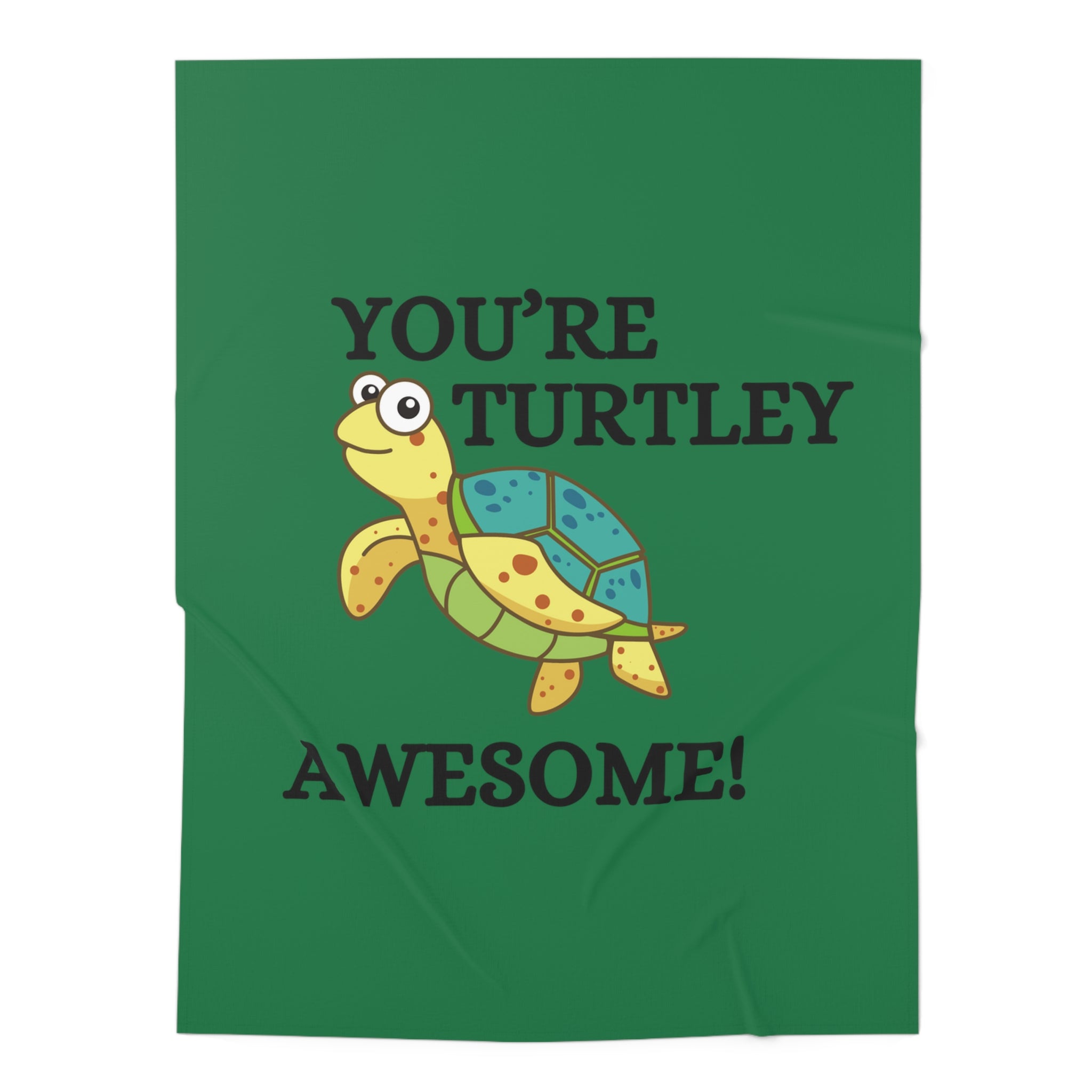Turtles awesome - Baby Swaddle Blanket
