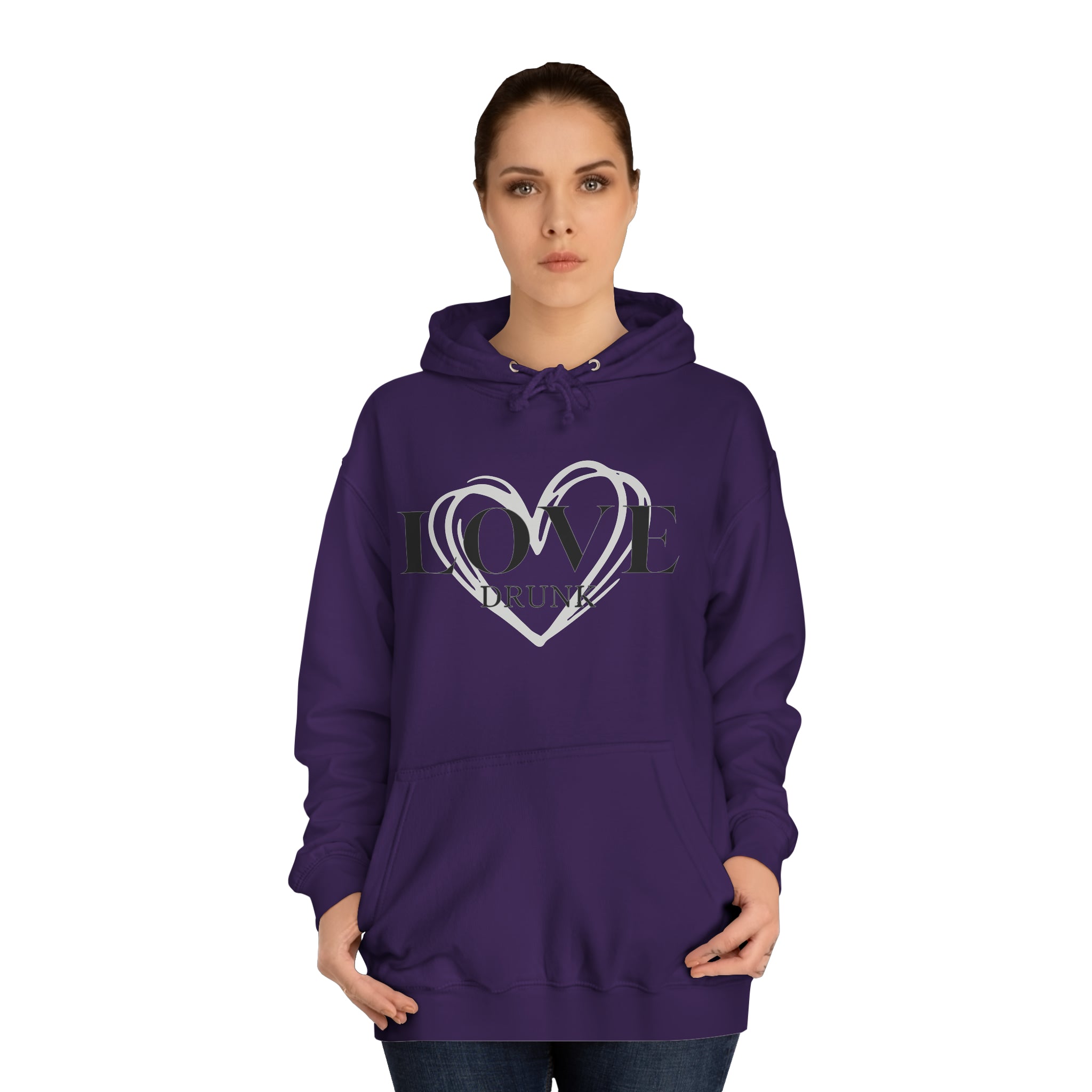 Love Drunk - Unisex College Hoodie