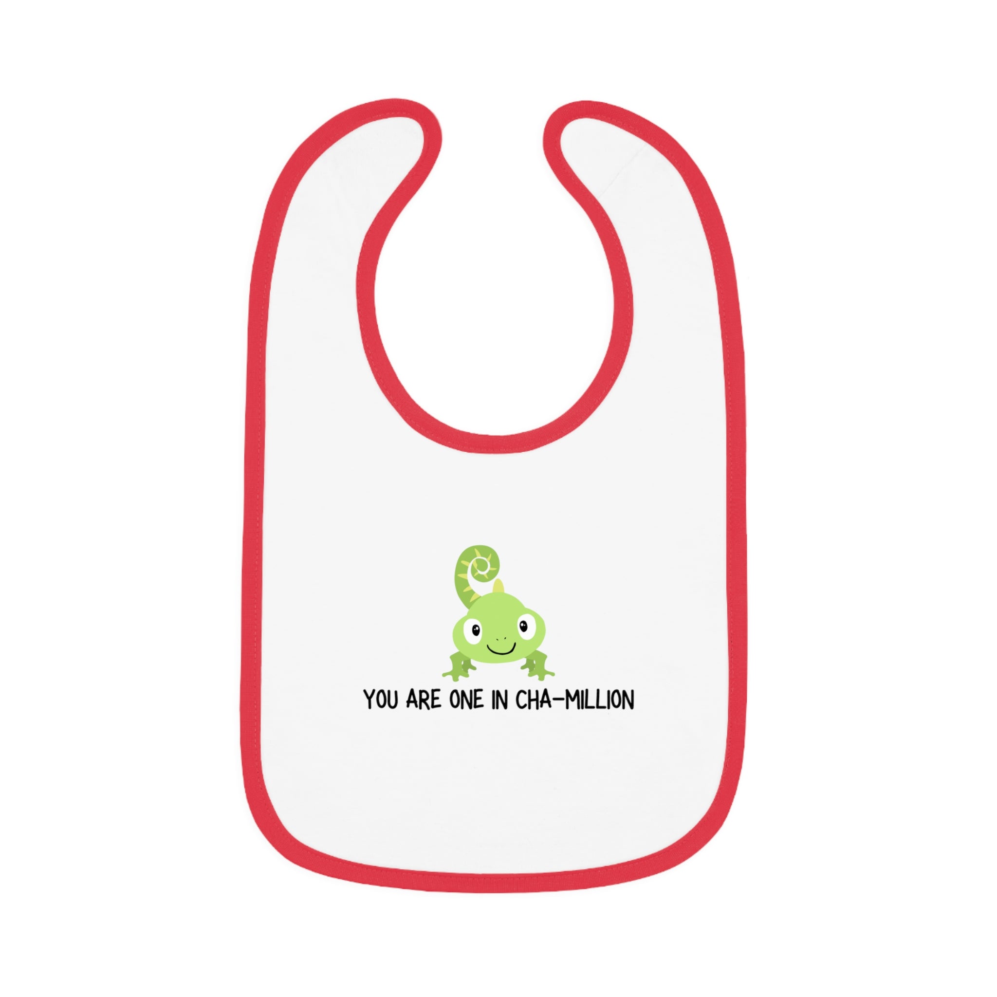 One in Chamillion - Baby Contrast Trim Jersey Bib