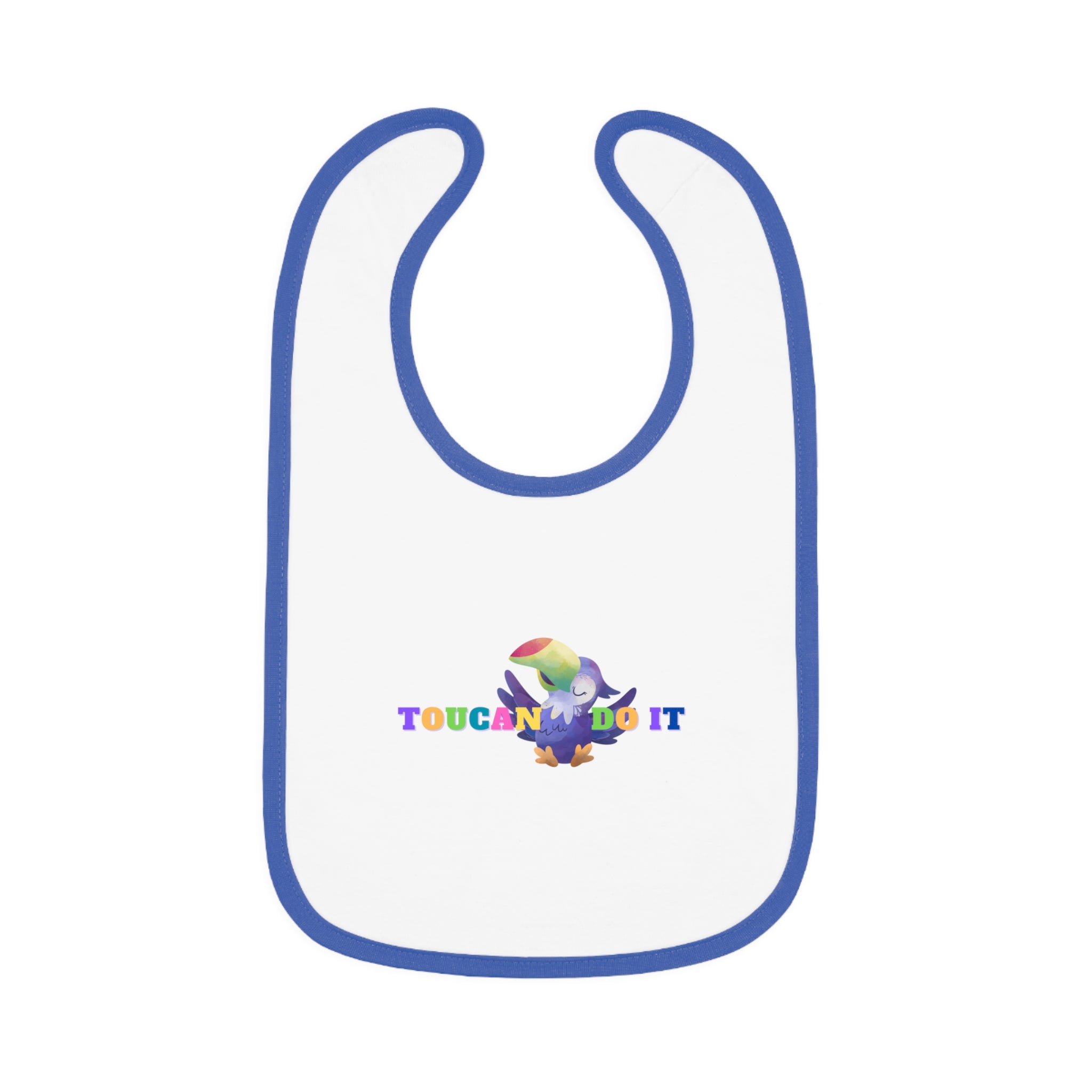 Toucan do it - Baby Contrast Trim Jersey Bib