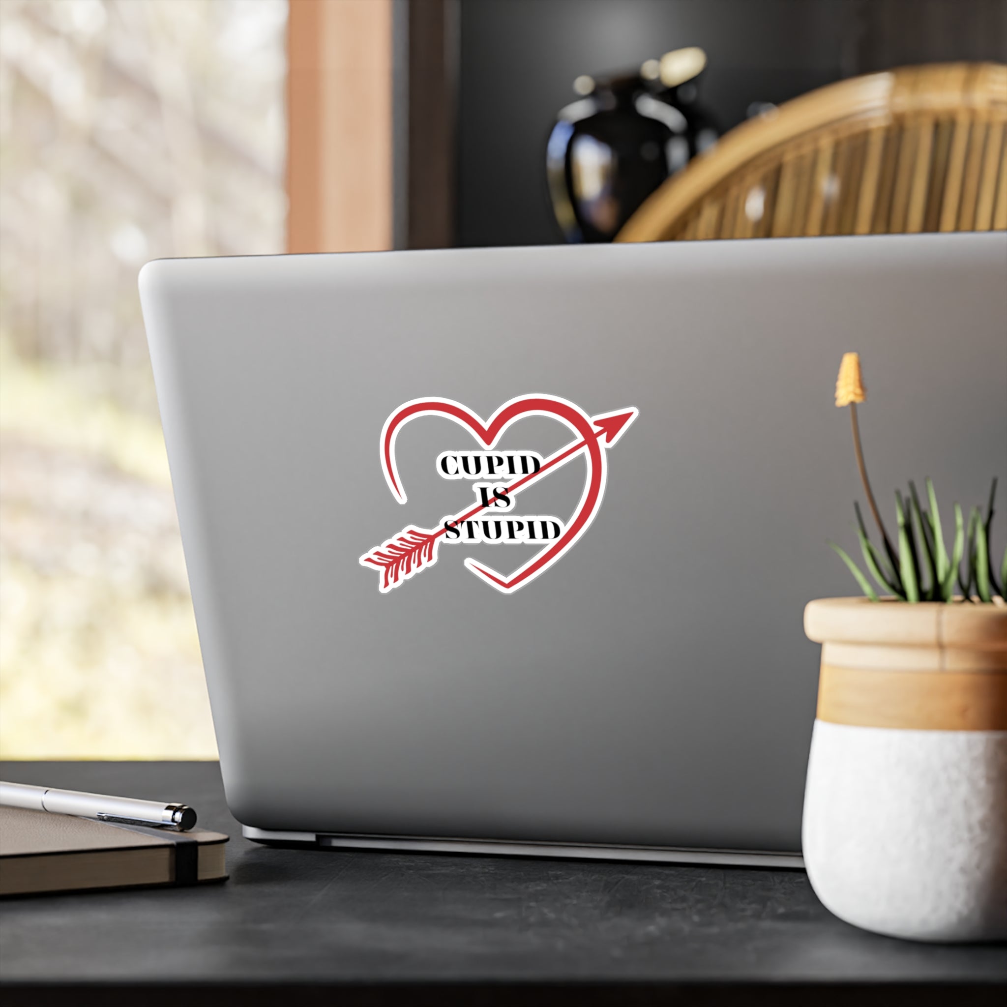 Cupid Is Stupid - Kiss-Cut Vinyl Decals