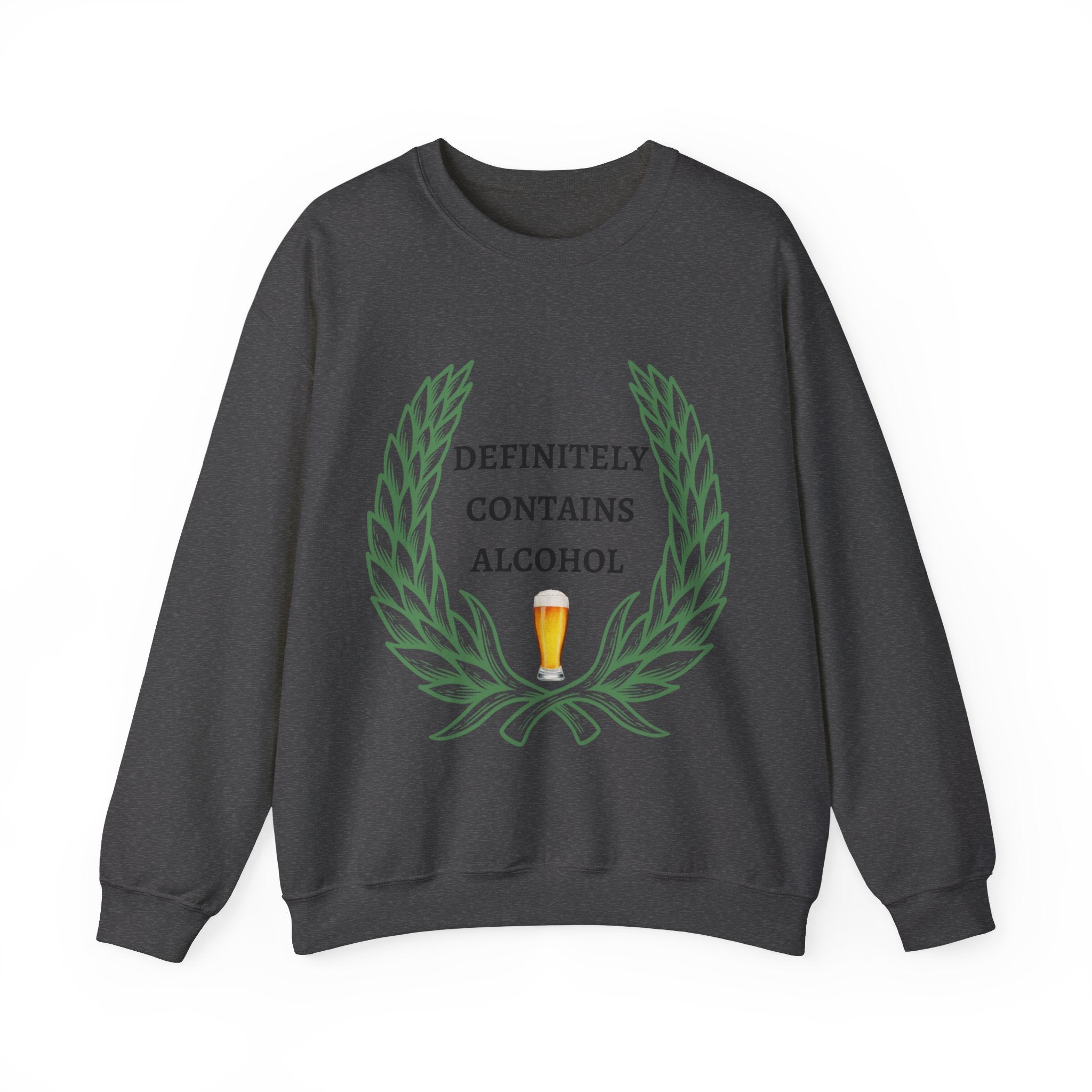 Definitely Contains Alcohol - Unisex Heavy Blend™ Crewneck Sweatshirt