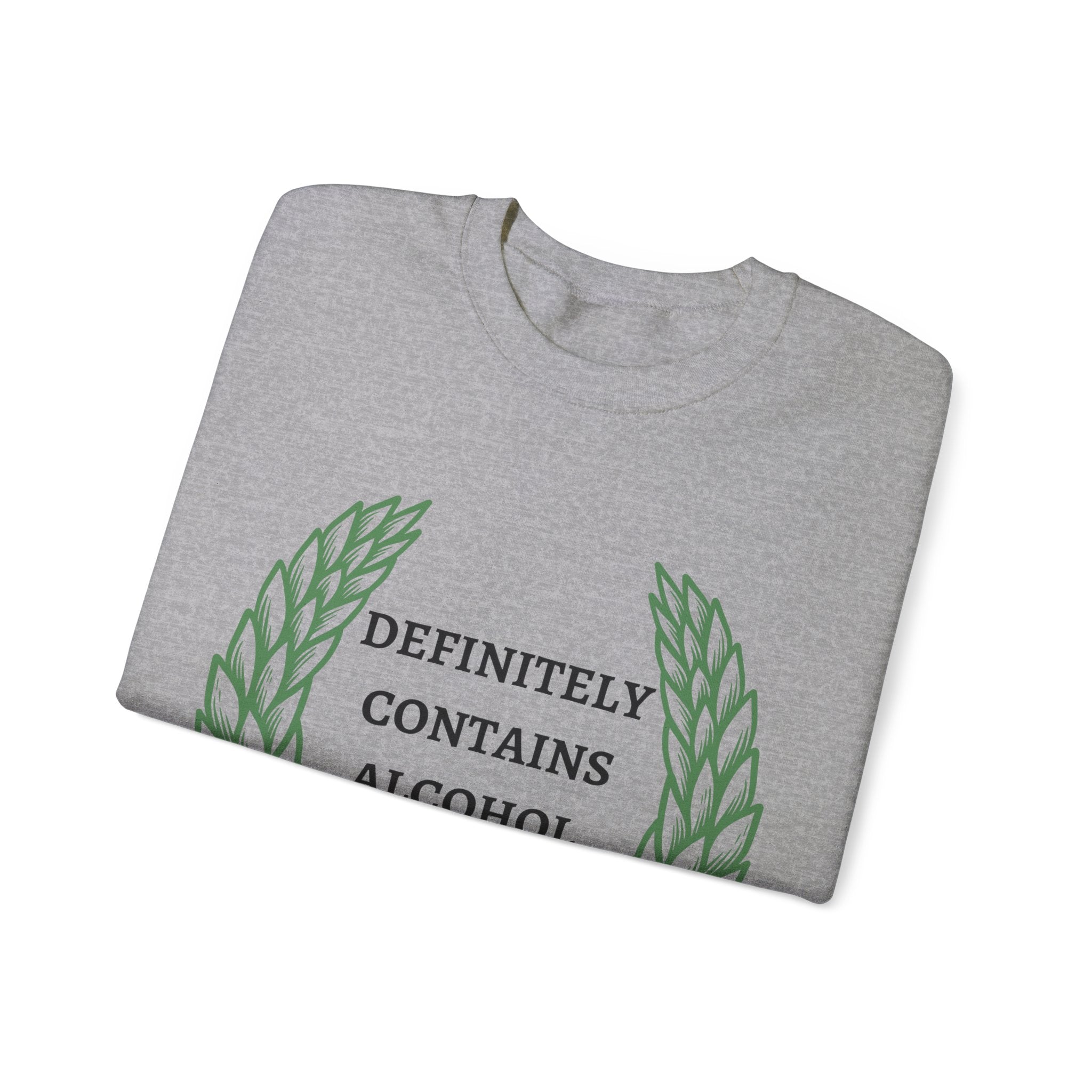 Definitely Contains Alcohol - Unisex Heavy Blend™ Crewneck Sweatshirt