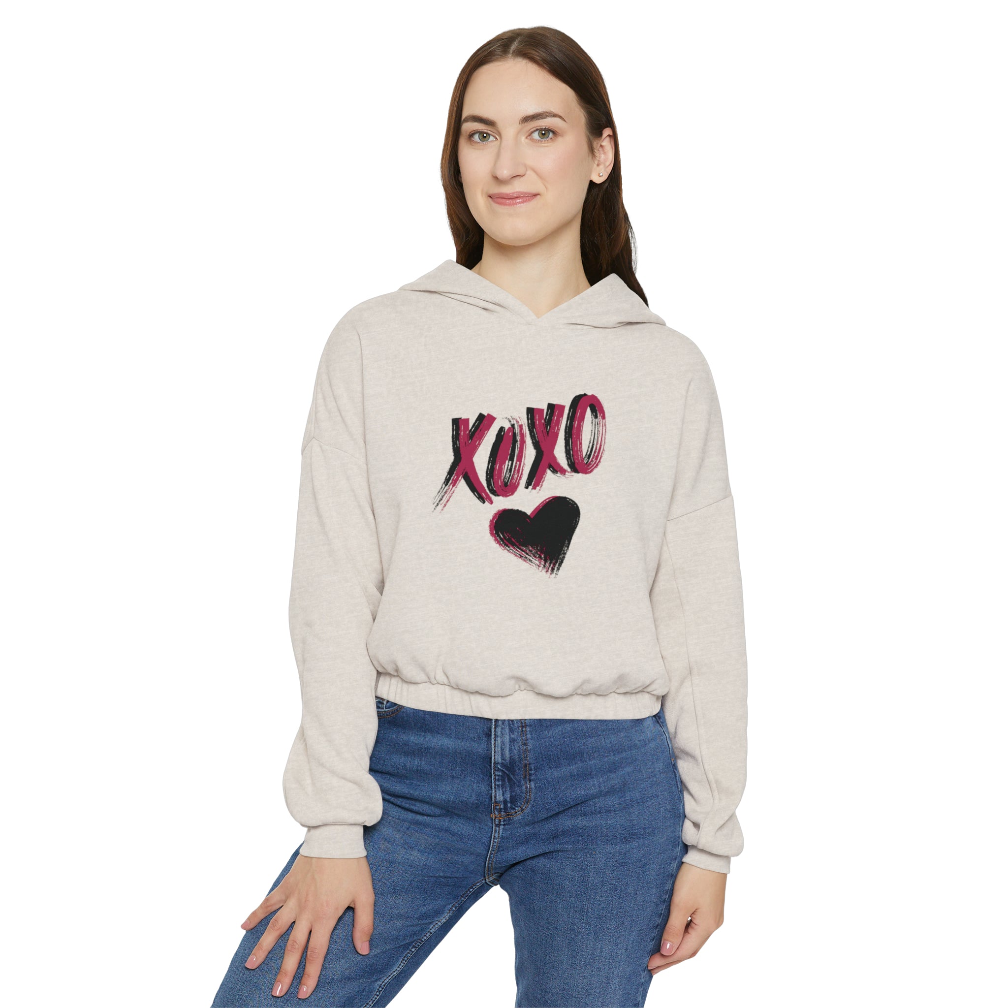 XOXO - Women's Cinched Bottom Hoodie