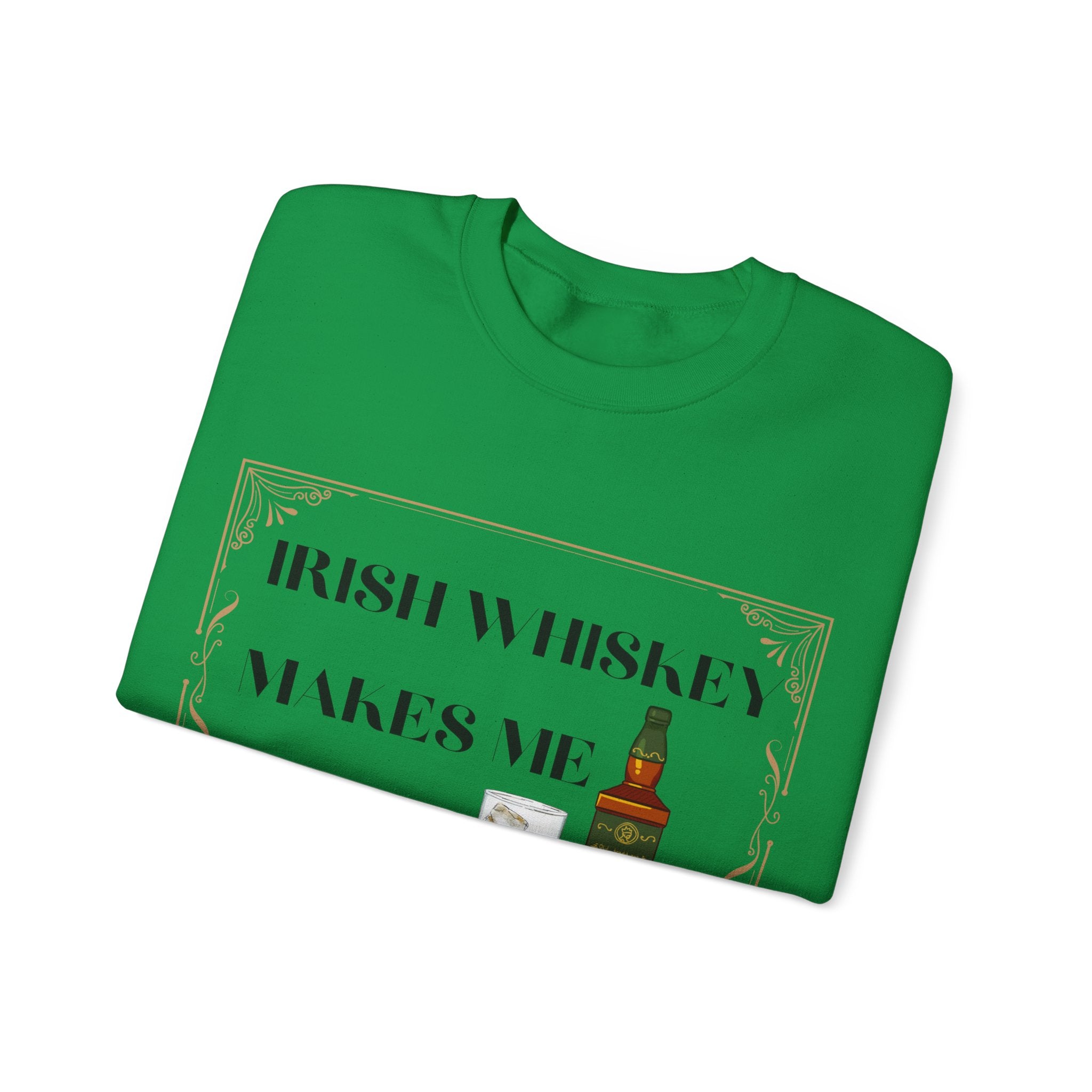 Irish Whisky Makes Me Frisky - Unisex Heavy Blend™ Crewneck Sweatshirt
