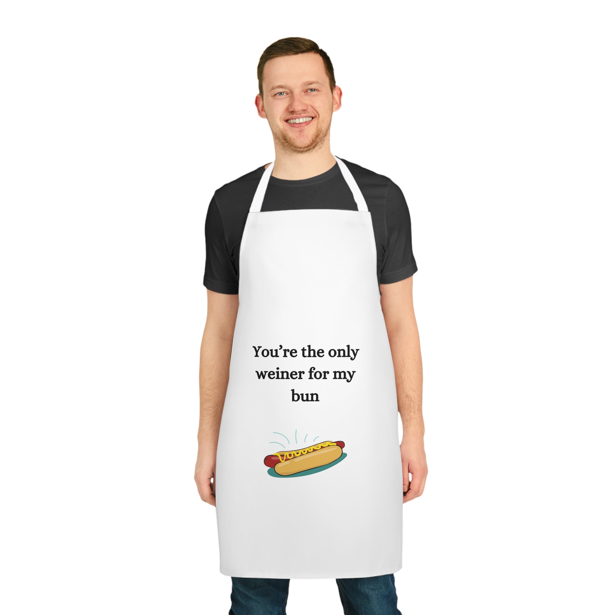 Only Weiner For My Bun - Apron (AOP)