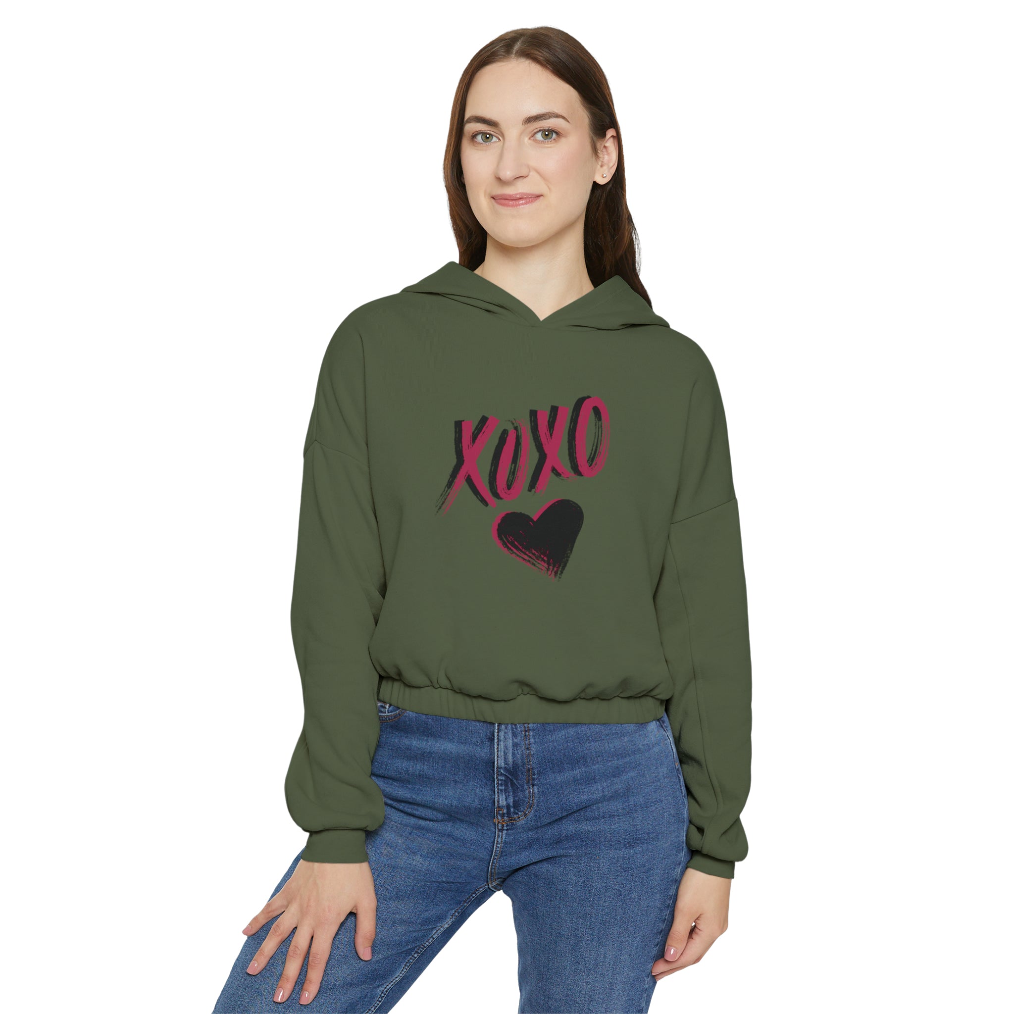 XOXO - Women's Cinched Bottom Hoodie