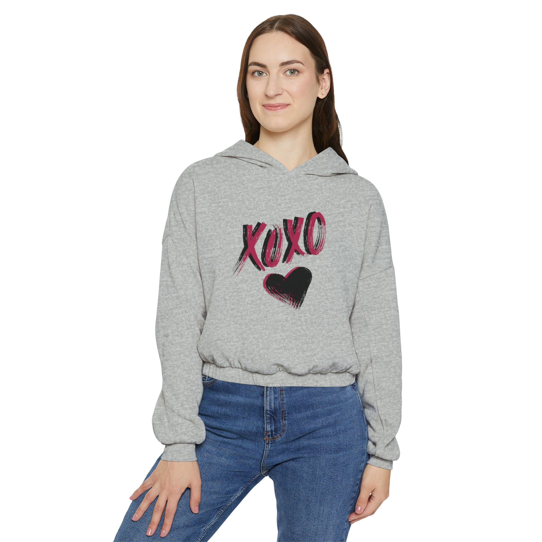 XOXO - Women's Cinched Bottom Hoodie