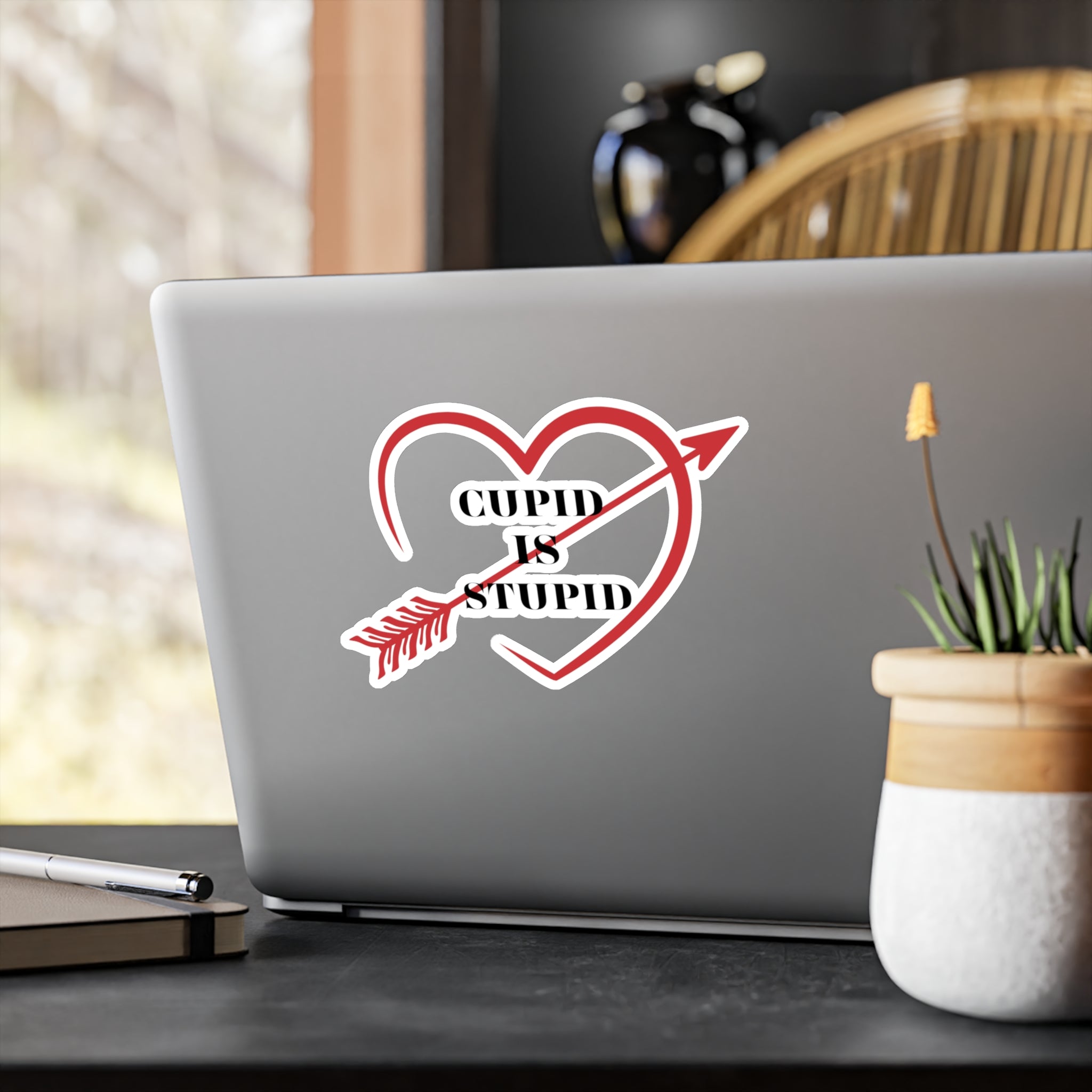 Cupid Is Stupid - Kiss-Cut Vinyl Decals