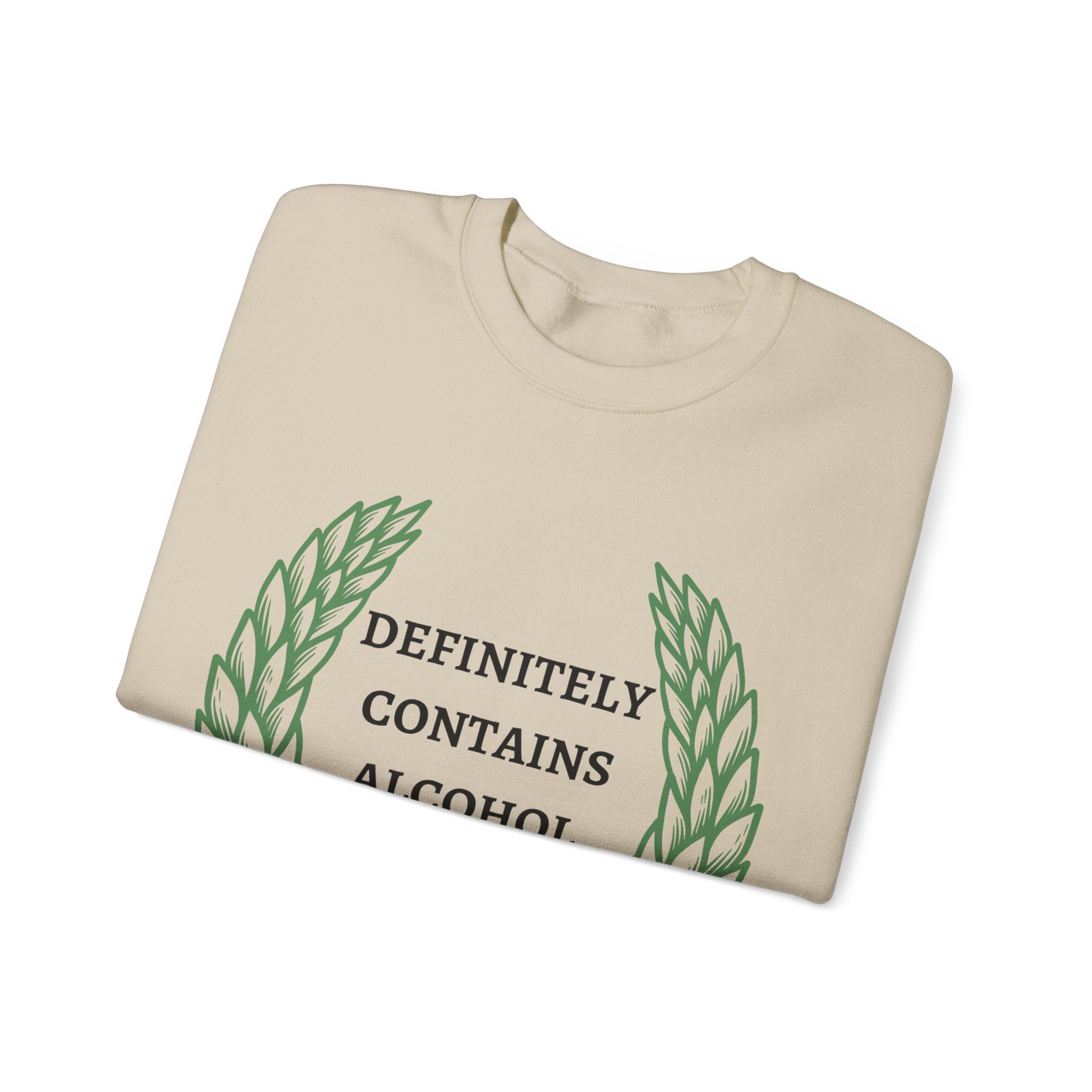 Definitely Contains Alcohol - Unisex Heavy Blend™ Crewneck Sweatshirt